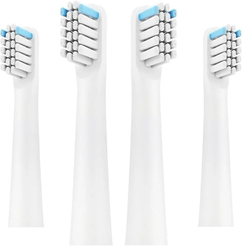 Replacement Toothbrush Heads Compatible for Realme N1 N2 RTX2103 SN301 16pcs White Soft Bristles - Image 3